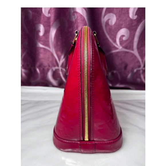 Louis Vuitton Red Patent Leather Alma - Picture 4 of 16